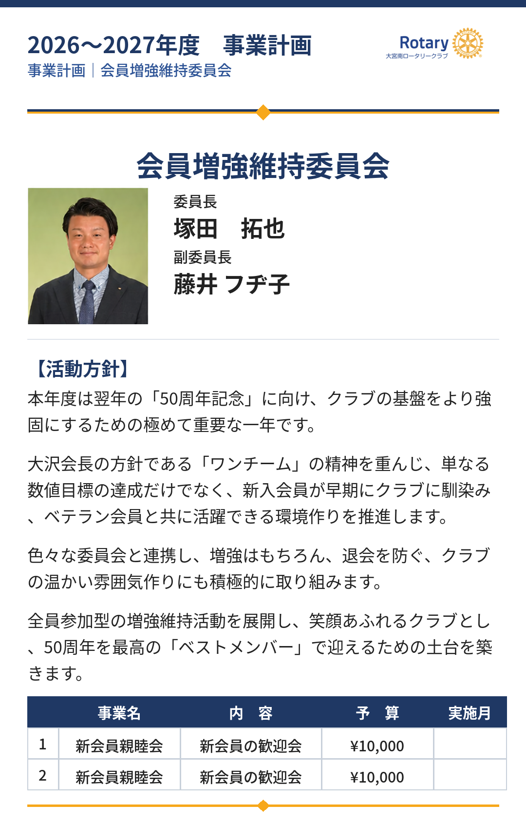 大宮南ロータリークラブ2026-2027